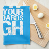 Squat Low - Bodybuilding Workout Motivatie Theedoek (Quarter Fold)