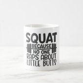 Squat omdat niemand Rap heeft over kleine knoppen Koffiemok (Center)