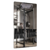 Squat Rack Workout Motivation - Me Time - Gym Klembord (Rechts)