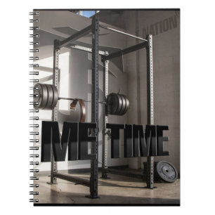 Squat Rack Workout Motivation - Me Time - Gym Notitieboek