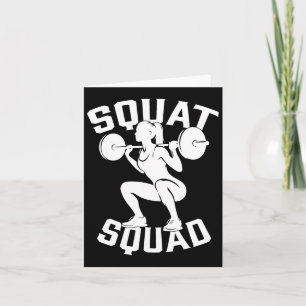 Squat Squad Workout Partner Trainer Coach Bodybuil Kaart