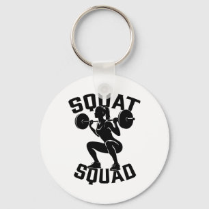 Squat Squad Workout Partner Trainer Coach Bodybuil Sleutelhanger