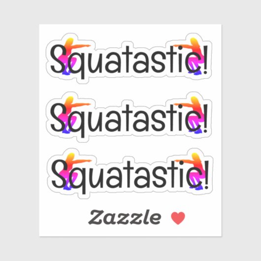 Squatastisch! Sticker (Vel)