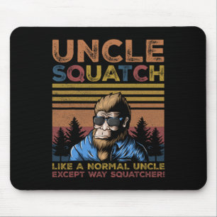Squatch - Bigfoot Oom Vaders Dag Yeti Sasquatch Muismat