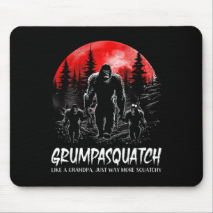 Squatch Grappige Bigfoot Pap Sasquatch Yeti Vaders Muismat
