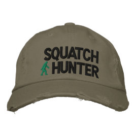 Squatch Hunter Geborduurde Pet