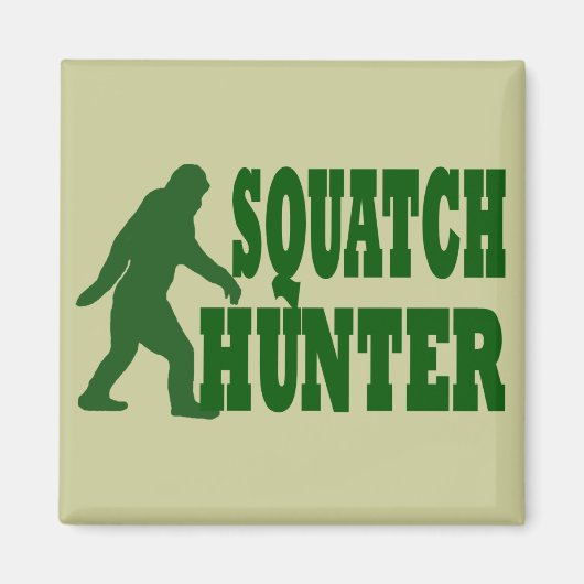 Squatch hunter magneet (Voorkant)