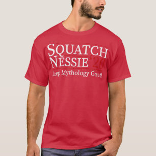 Squatch Nessie 20 Funny 2020 Verkiezingen T-shirt