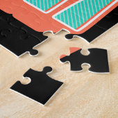 Squatch Retro Style Comic Pop Art Legpuzzel (Zijkant)