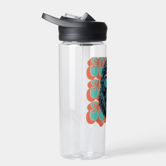  Squatch Retro Style Comic Pop Art Waterfles (Rechts)