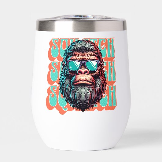 Squatch Rétro Vintage Style Comic Pop Art (Avant)