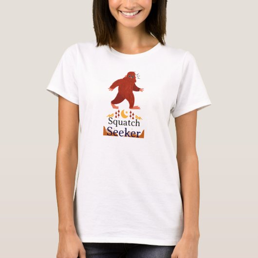 squatch seeker grote voet t-shirt (Voorkant)