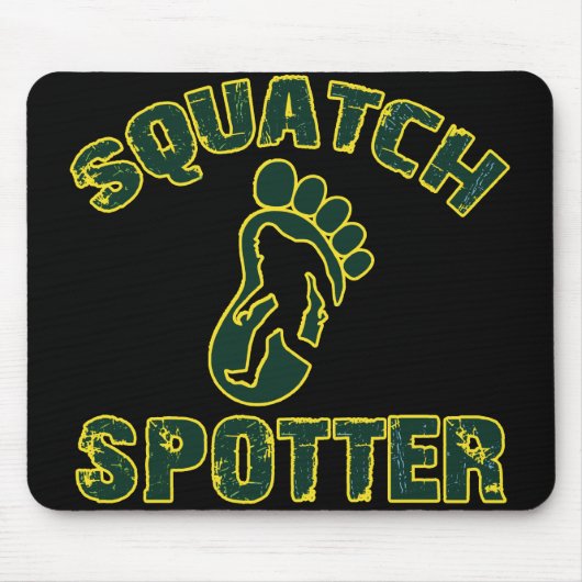Squatch Spotter Muismat (Voorkant)