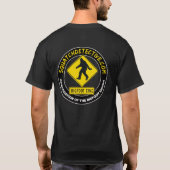 Squatchdetective.com Black Tee Shirt (Achterkant)