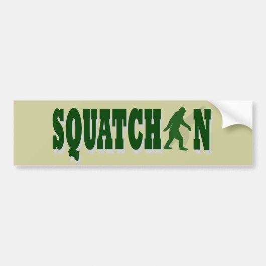Squatchin Bumpersticker (Voorkant)