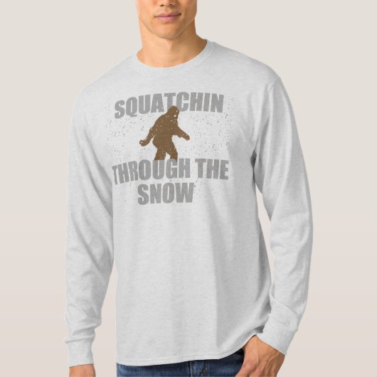 Squatchin par le T-shirt de neige (Devant)