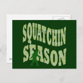 Squatchin Season Briefkaart (Voorkant / Achterkant)