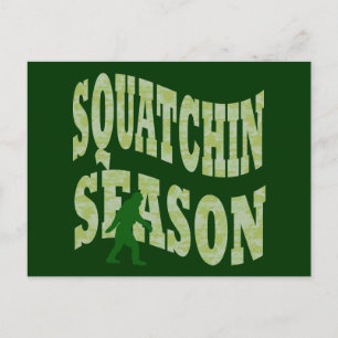 Squatchin Season Briefkaart
