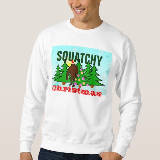 Squatchy Ugly kerst Sweater (Voorkant)