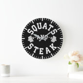 Squats and Steak, Beendag - Funny Workout Grote Klok (Huis)