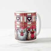 "Squawk and Joy Chicken" B Mug Koffiemok (Voorkant rechts)