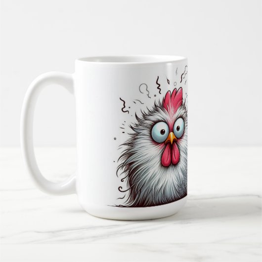 "Squawk and Joy Chicken" Mug Koffiemok (Links)