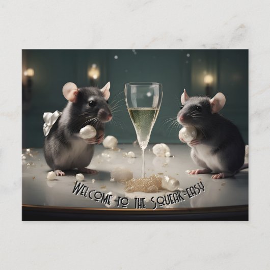 Squeak Easy Briefkaart (Voorkant)