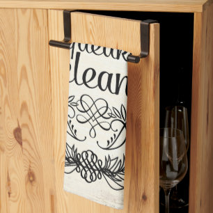 Squeaky Clean  Retro Dish Towel Theedoek