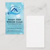 Squeegee Cleaning Home Logo Visitekaartje (Voorkant / Achterkant)