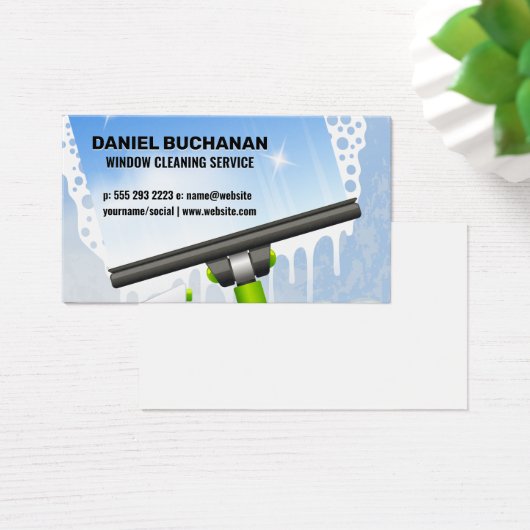 Squeegee de fenêtre | Bulles de savon (Bureau)