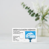 Squeegee Home Logo | Zeepbellen Visitekaartje (Staand voorkant)