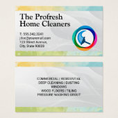Squeegee Logo | Schoonmaakmiddelen Visitekaartje (Voorkant /achterkant)