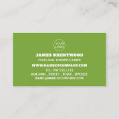 Squeegee, Window Cleaner, Cleaner Service Visitekaartje (Achterkant)