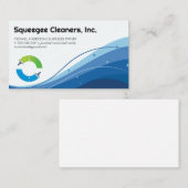 Squeeges Logo | schoonmaakmiddelen Visitekaartje (Voorkant / Achterkant)