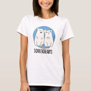 Squeekhearts Funny Mouse SweeLieveer Pun T-shirt