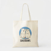 Squeekhearts Funny Mouse SweeLieveer Pun Tote Bag (Voorkant)