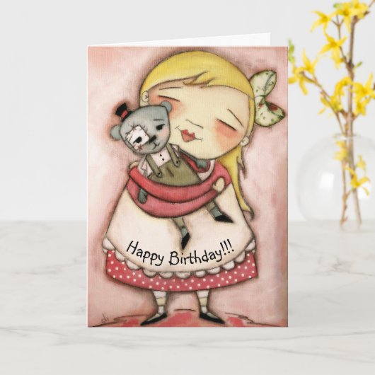 Squeeze - Carte Anniversaire (Fleur jaune)