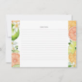 Squeeze | Cartes de recette de Fête des mariées d' (Dos)