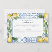 Squeeze | Cartes de recette de Fête des mariées de (Devant)