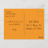 Squeeze of Love Lemonade Citroen Bruiloft Partij Briefkaart (Achterkant)