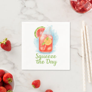 Squeeze the Day – Zomer Fruit Feest Servetten