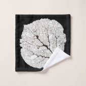 Squelette 1 de feuille d'Aspen (Gant de toilette)