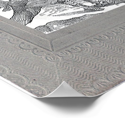 Squelette avec affiche crâne (Coin)