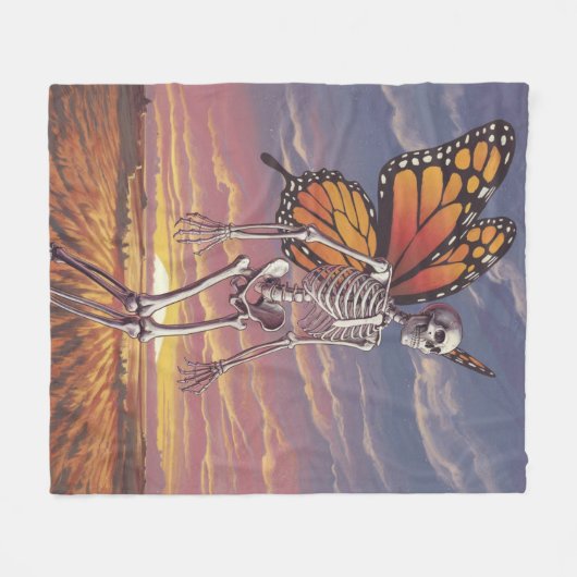 Squelette avec bouton ailes Design Couverture (Devant (Horizontal))