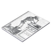 Squelette avec le carnet de crâne (Côté gauche)