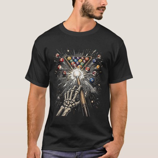 Squelette Break — T-Shirt Rack Explosant (Devant)
