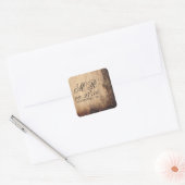 squelette clé vintage mariage stickers (Enveloppe)