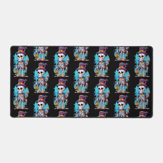 Squelette cool dans un haut Motif Halloween Hat (Recto)