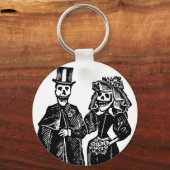 Squelette Couple - Porte-clés (Recto)