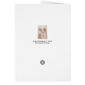 Squelette d'anatomie humaine de Léonard de Vinci (Dos)